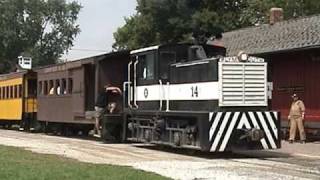 preview picture of video 'Midwest Central RR 2009 - Diesel Switcher #14'