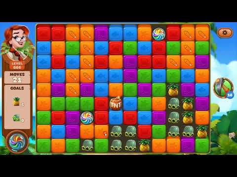 Lost Island Blast Adventure Level 666 - No Boosters