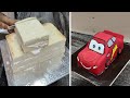 Quick And Easy Full Fondant Car Cake Design Idea Car Cake Shape Cutting Kar Bus 1Mint Mai