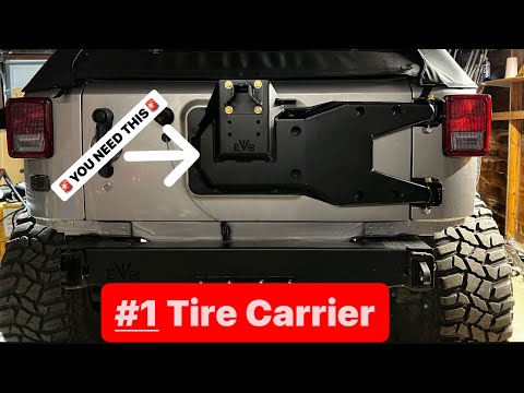 THE BEST Tire Carrier For Jeep Wrangler JK- MUST HAVE MOD