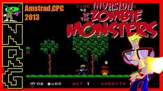NRG: 5-10 Minutes of Gameplay - Invasion of the Zombie Monsters [Amstrad CPC]