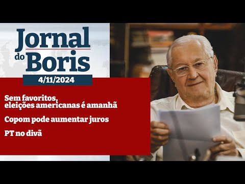 Você assiste o “Jornal do Boris”, com Boris Casoy, de segunda a sexta ao vivo, às 8 da manhã.