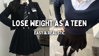 REALISTIC Weight Loss Guide for Teenagers (13-17 Years Old) | Meal Plan, Habits, and Tips