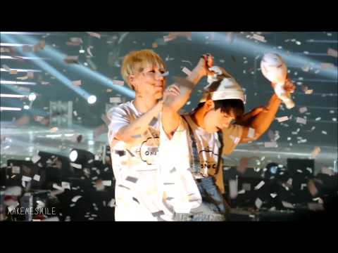 140830 JYP NATION ONE MIC IN HK- Jr.&Youngjae&Yugyeom -handup (dance)