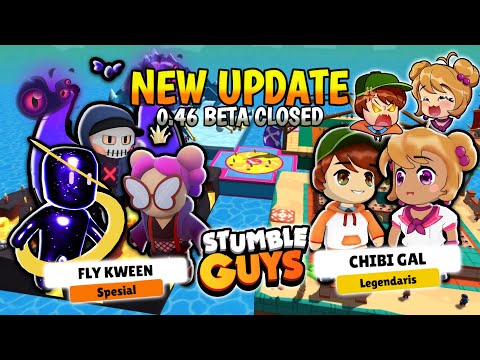 UPDATE BESAR-BESARAN STUMBLE GUYS 0.46 BETA ! EMOJI, JEJAK, 10 SKIN BARU DAN AKHIRNYA MAP BARU LAGI