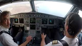 preview picture of video 'Heraklion LGIR Cockpit view landing rwy 27'