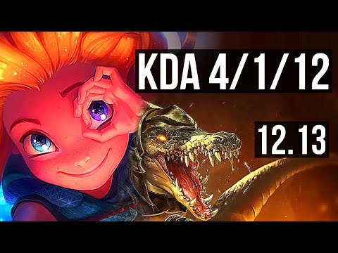 ZOE vs RENEKTON (MID) | 4/1/12, 300+ games | KR Master | 12.13