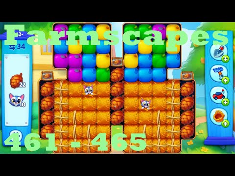 Farmscapes Level 461 - 465 HD Gameplay Walkthrough |  3 - match game | android | ios | pc | app