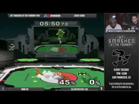 Get Smashed at the Foundry #40 - Loser Semis: HMW (Fox) vs SilentSpectre (C. Falcon)