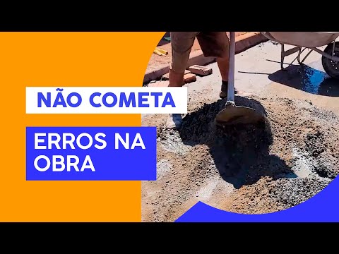 As melhores DICAS para preparo de argamassa e concreto