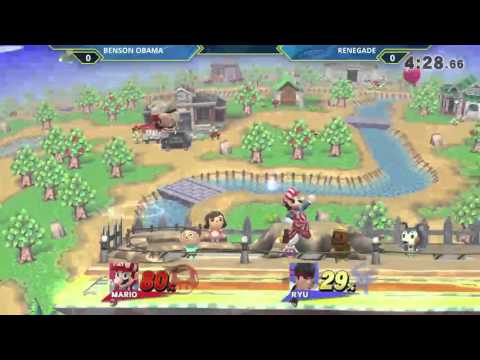 Salty Sunday @ eBash 45  (WiiU) - Benson Obama VS Renegade - Losers Finals