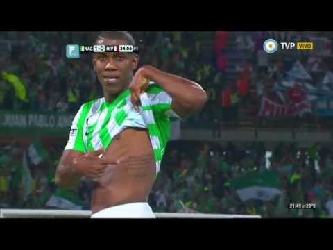 Gol de Berrio. Atlético Nacional 1 - River 0 | Final Copa Sudamericana (ida)