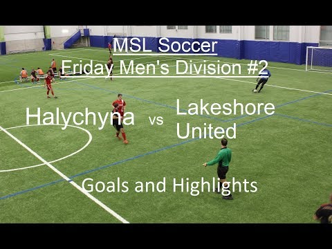 Indoor Soccer. Halychyna  - Lakeshore  United   2:2. Goals and Highlights
