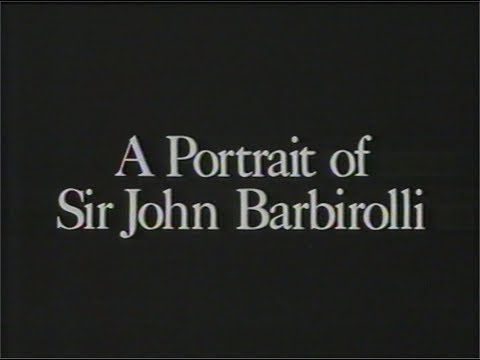 "J.B. A Portrait of Sir John Barbirolli" (1965 programme/1992 repeat)