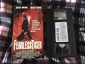 Filmanfang Von Fearless Tiger 1994 VHS
