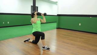 189. Kneeling Dumbbell Shoulder Press
