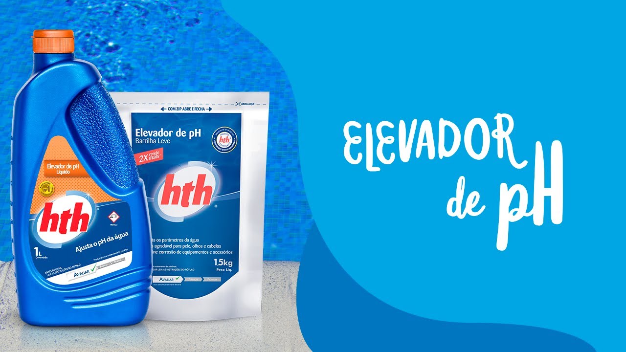hth® Elevador de pH: saiba como aplicar