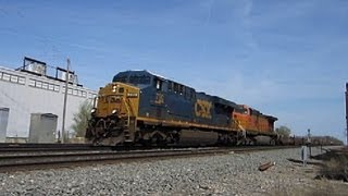 preview picture of video 'CSX 790 - BNSF Baretable Train'
