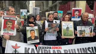 Yüksekova'da İHD ve kayıp yakınları, İkbal Yaşar İçin Bir Araya Geldiler