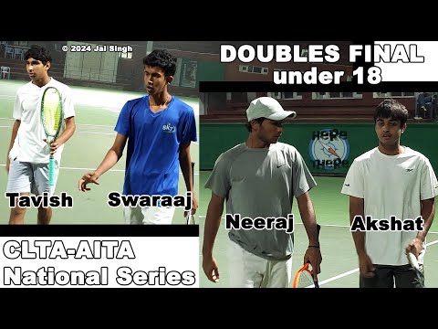 CLTA-AITA National Series under 18, Boys Double Final & Boys-Singles Final #tennis2024 #tennisboy