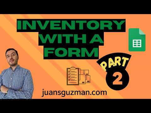 Create a STOCK Management System in Google Sheets 