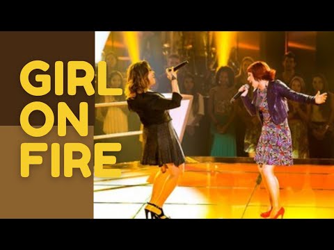 Rully Anne vs Júlia Tazzi - Girl On Fire - (Batalhas) The Voice Brasil 2013