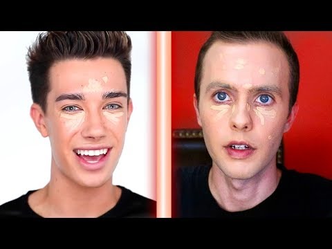 I TRIED FOLLOWING A JAMES CHARLES MAKEUP TUTORIAL Video