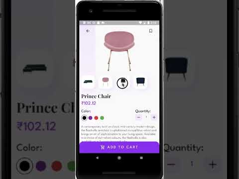 Flutter ECommerce Furniture UI KIT Template in flutter e-commerce store apps