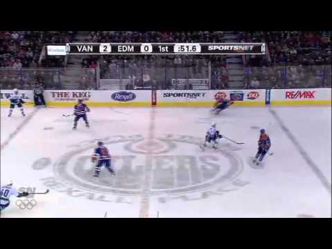 Vancouver Canucks vs Edmonton Oilers Game Highlights February 19th 2012