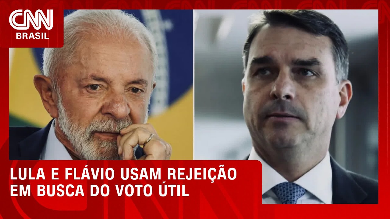 Lula e Flávio usam rejeição ao rival em busca do voto útil na reta final | CNN AGORA