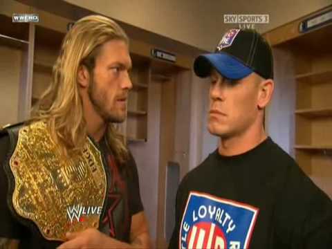 Edge tries to win Cena as an ally