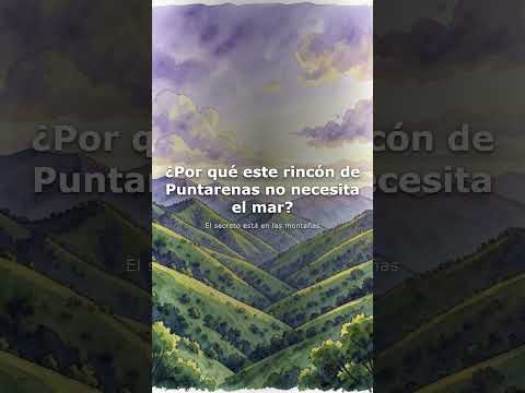 ¿Por qué este rincón de Puntarenas NO necesita el mar? 😱⛰️ El secreto de Montes de Oro