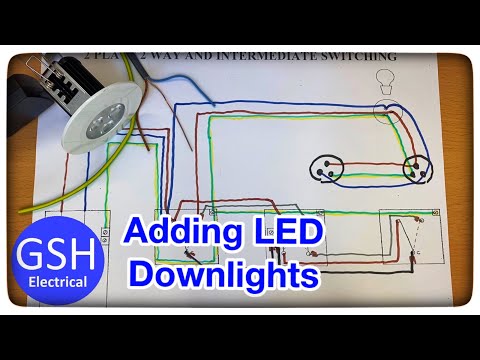 Wiring Diagram 2 Plate Method How to Add Multiple (More) LED Downlights (Spotlights) to Your Circuit