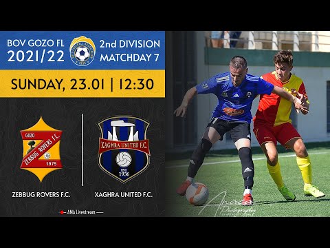 Zebbug Rovers – Xaghra United | BOV GFL 2nd Division | Matchday 7 | 12:30, January 23, 2022