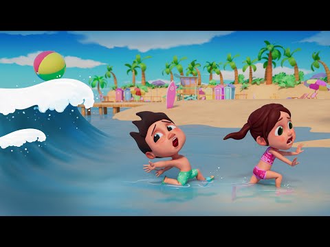 Beach Ball Adventure ⛱️ | Fun & Educational Cartoons for Kids with Baby Berry 🎉🎶