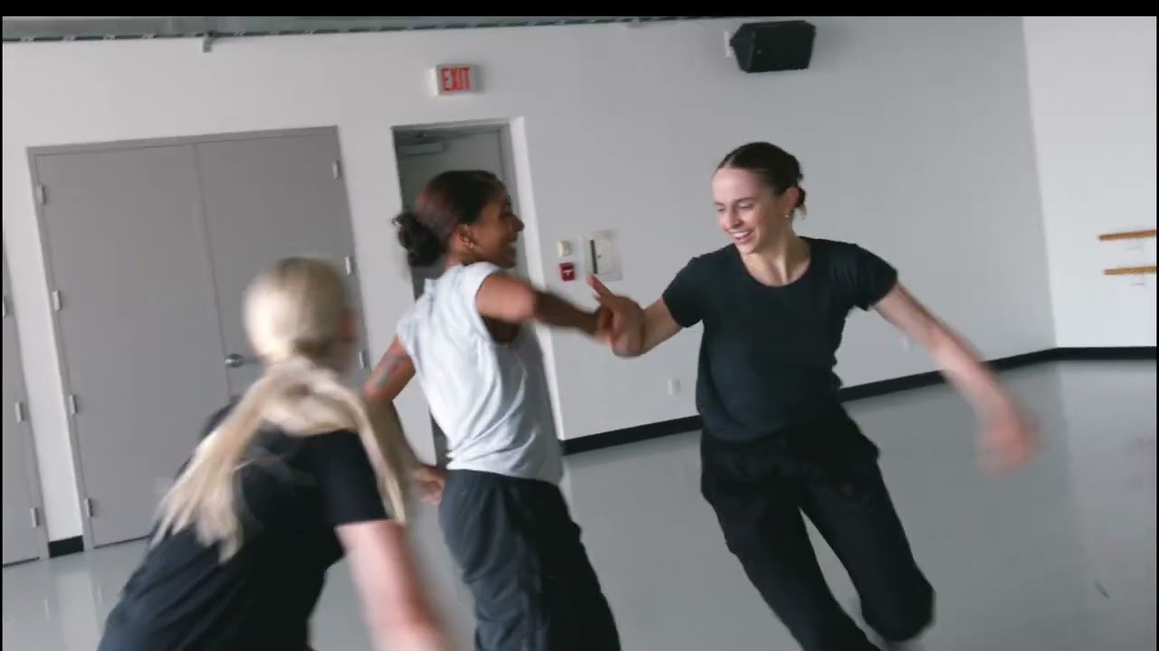 Behind the scenes: Ballet BC rehearsing PASSING by Johan Inger.