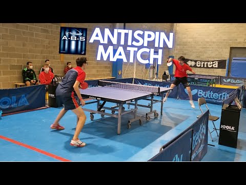 ANTISPIN gets OWNED ⚰ | Table Tennis Match