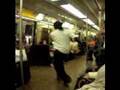 Break Dance In The Subway Of New York