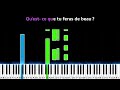Marguerite, Cartable (Tuto Piano Avec Paroles)