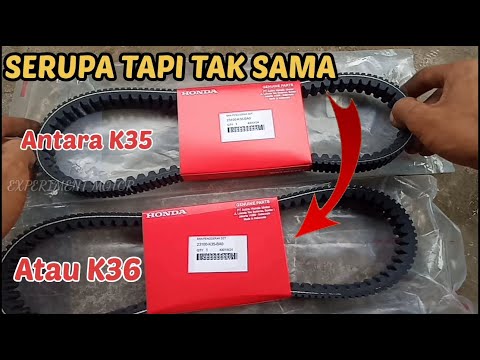 The difference between the V-Belt of the Vario 125 and Vario 150 LED motorbikes