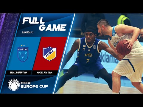 Sigal Prishtina v Apoel Nicosia - Full Game - FIBA Europe Cup 2019-20