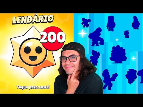 200 STARR DROPS LENDÁRIOS LIBERAM QUANTOS BRAWLERS? Brawl Stars