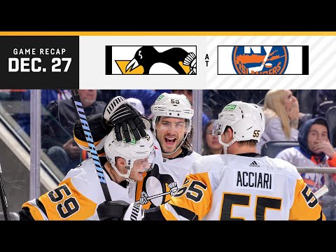 GAME RECAP: Penguins at Islanders (12.27.23) | A Night For The Record Book