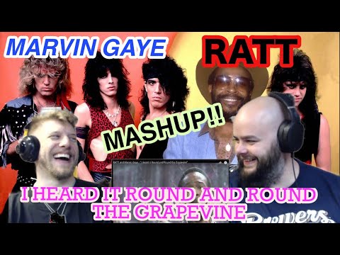 MARVIN GAYE /RATT - I HEARD IT ROUND AND ROUND THE GRAPEVINE 🍇👀🤘😂 reaction