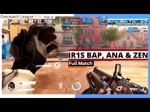 IR1S POV | Baptiste, Ana & Zenyatta | Reign vs Fuel - Countdown Cup | OWL Season 2021