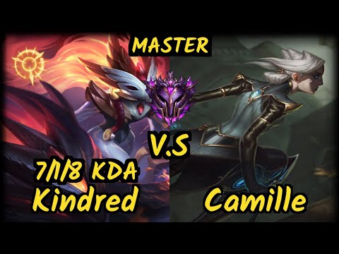 M19 Kreox (KINDRED) vs CAMILLE - 7/1/8 KDA JUNGLE GAMEPLAY - EUW Ranked MASTER v9.6