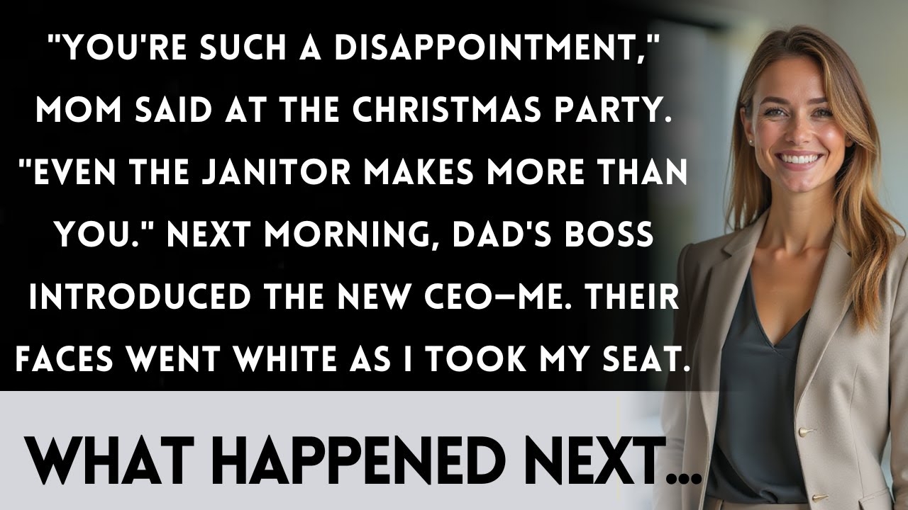 My Parents Called Me "Worthless" At The Christmas Party—Then Found Out Who Bought Their Company