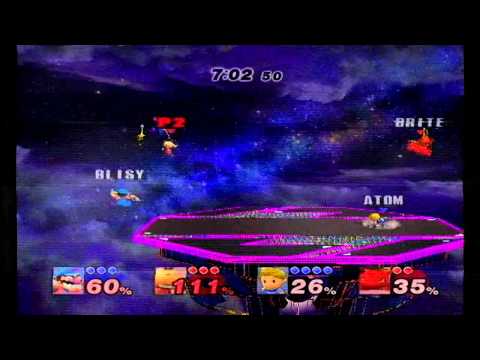 Project M Blisy(Wario) Vs Atom(Mewtwo) 2