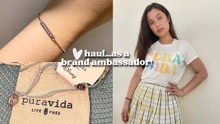 JEWELRY HAUL... as a brand ambassador!! (Pura Vida bracelets, clothes)