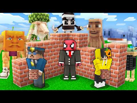 Arkadaşlarımı İtalyan Brainrot'lara Karşı Korudum - Minecraft
